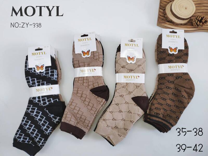 Skarpety damskie Roz 35-42, Mix kolor Paczka 40 szt